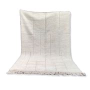 Tapis berbère graphique blanc 215x300 cm