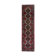 Long oriental handwoven geometric carpet vintage persian runner rug 78x278cm