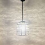 Suspension/luminaire en verre de style mid-century moderne de Limburg, Allemagne, années 1960.