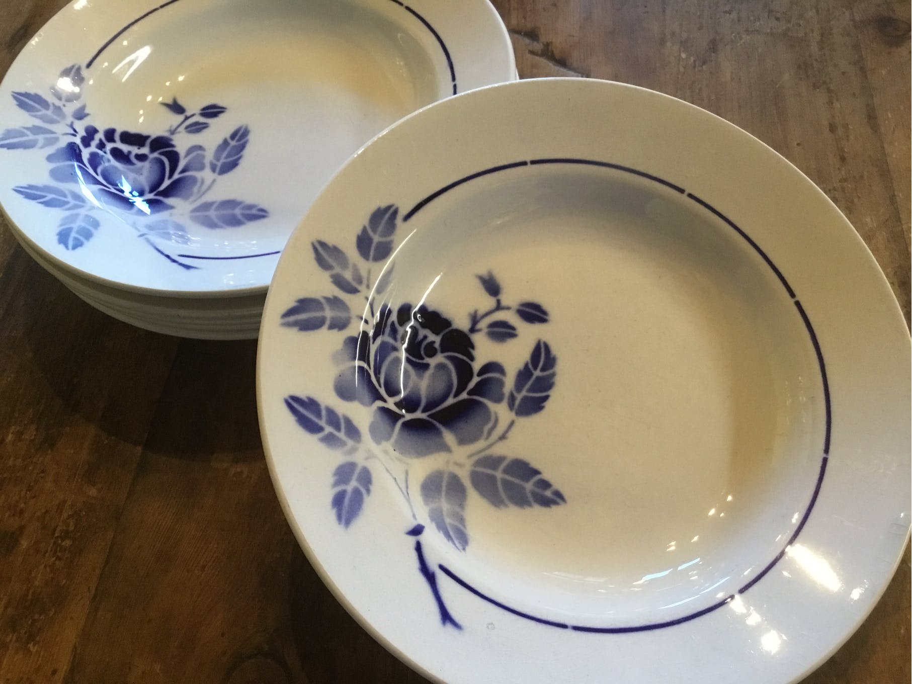 6 "Rosine" hollow plates