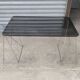 Smoked glass and chrome desk 1970