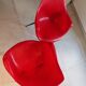 Pair of Vintage Space Age Red Armchairs 1970