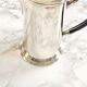 Former English silver metal coffee maker with uniplat decoration