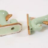 Pair of art deco candlesticks