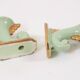 Pair of art deco candlesticks
