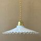 Suspension opaline ancienne