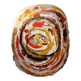 Abstract painting by decorator Erik Huet Alvarez