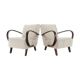 1950s Jindrich Halabala Set of Two Armchairs, Czechoslovakia