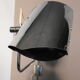Pair of large chrome wall lamps from the 70s