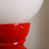 Opaline globe lamp