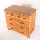 Elm "organic" chest of drawers