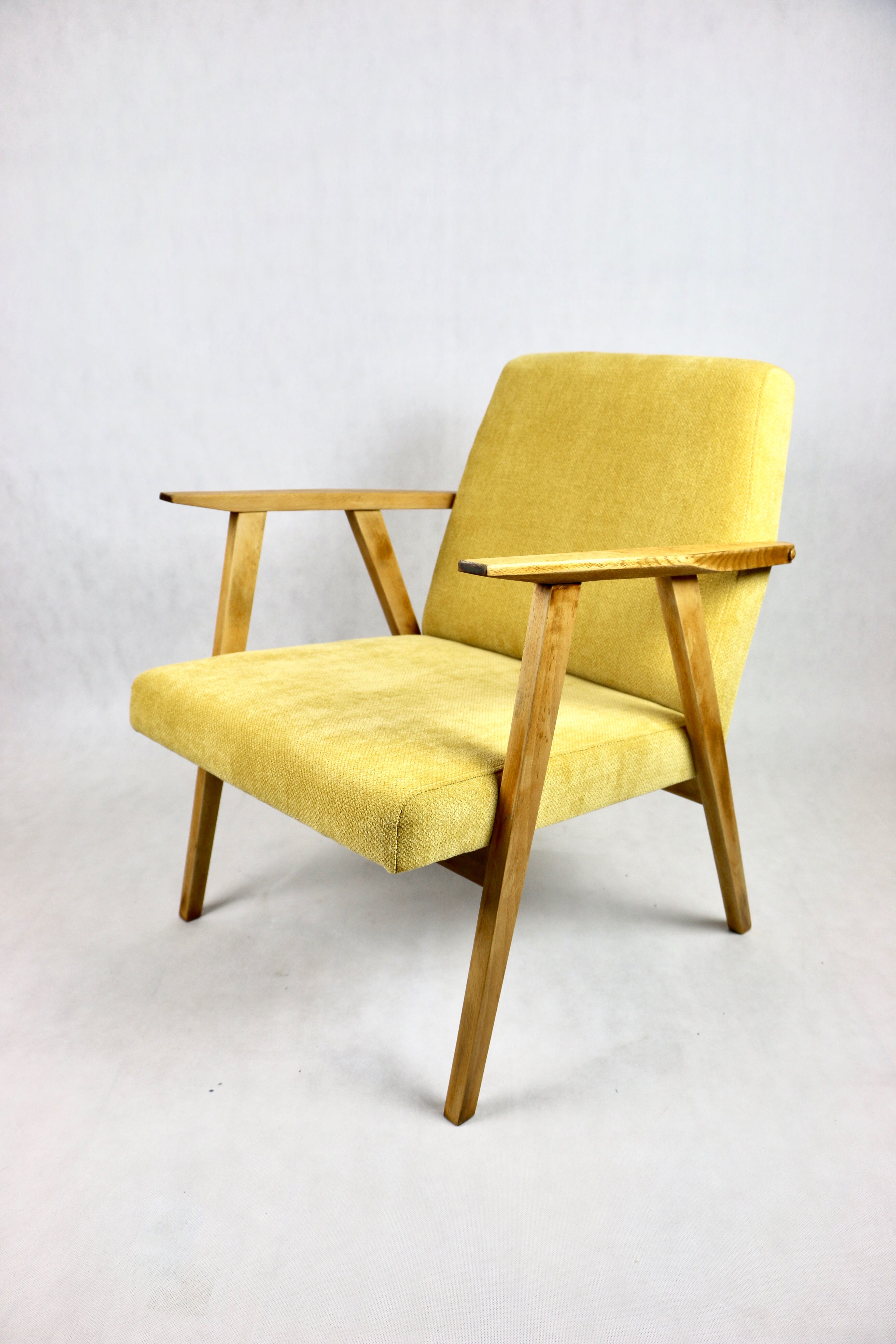 Vintage Yellow Easy Chair, 1970s