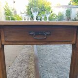 Solid oak farmhouse table