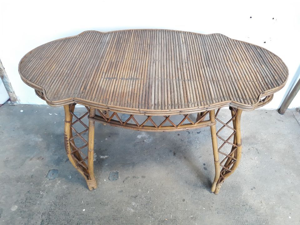 Rattan coffee table