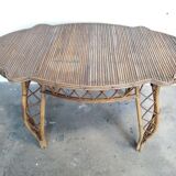 Rattan coffee table