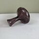 Vintage bubble glass soliflore vase in mauve/lilac.