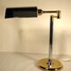 Desk lamp chrome and gold