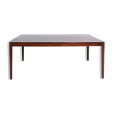 Table basse scandinave vintage en palissandre