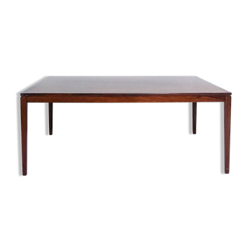 Table basse scandinave vintage en palissandre