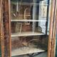 19th Century Walnut Library Display Cabinet with 1 Door