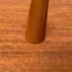 Vintage Danish teak candle holders, set of 2.