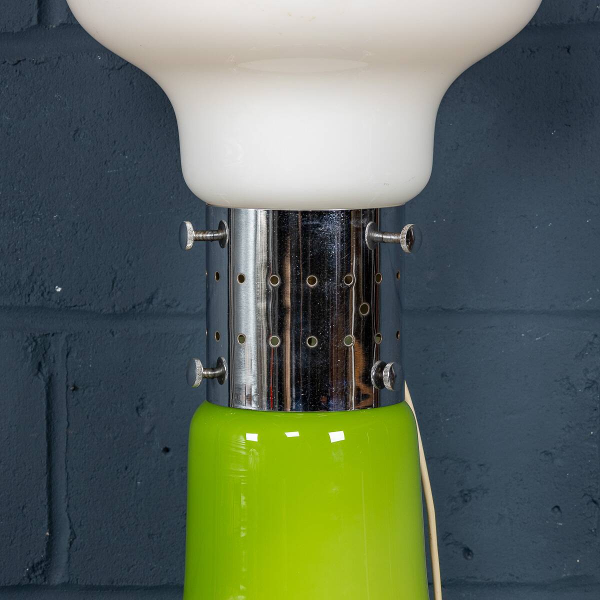 20thc italian "birillo" table / floor lamp by carlo nason for mazzega