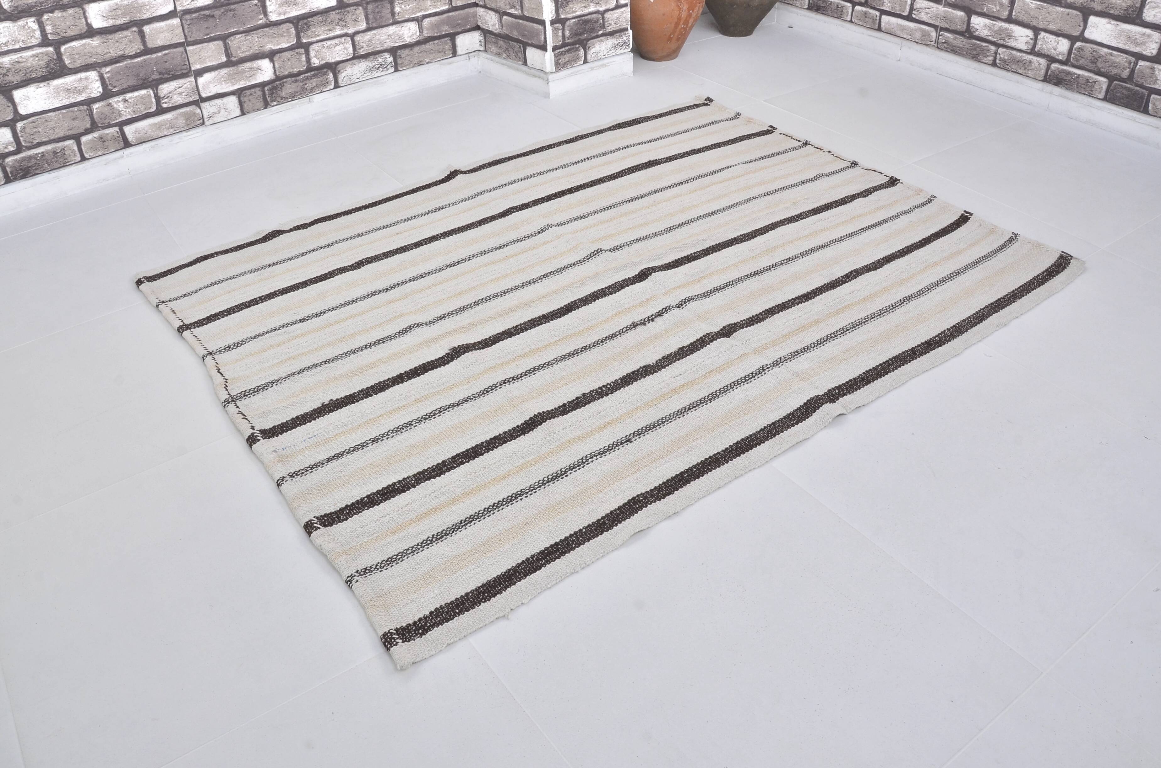 Decorative Anatolian Handwoven Hemp Kilim sku 3659