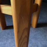 Suite of 4 1970 pine stools with wings