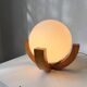 1980s pin support ball desk lamp