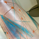 Vase or ceramic pitcher signed François Ré Vallauris 50s