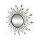 Sun mirror iron beveled mirror and diamond cabochons