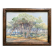 Watercolor painting andré casabonne (1922-1950) orientalist sidi ferruch algeria