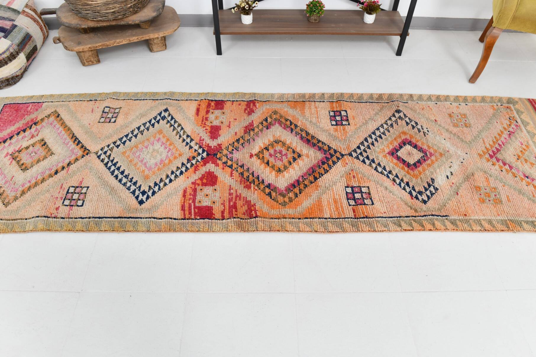 3x10 Turkish Runner Rug, 97x325Cm SK 23817