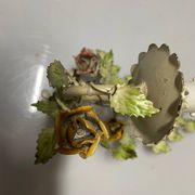 Vintage Tole Flower Sconces Set of 2 1960’s