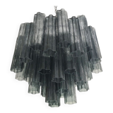Lustre en verre de murano gris « tronchi » d60