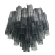 Grey “tronchi” murano glass chandelier d60