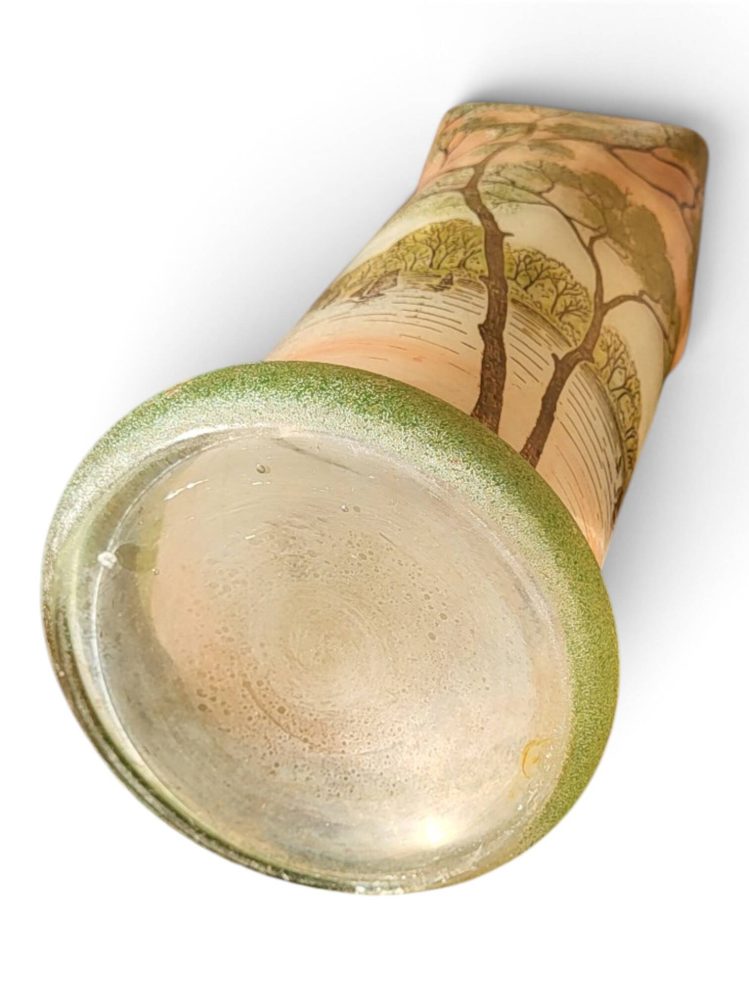 Vase en verre émaillé Legras