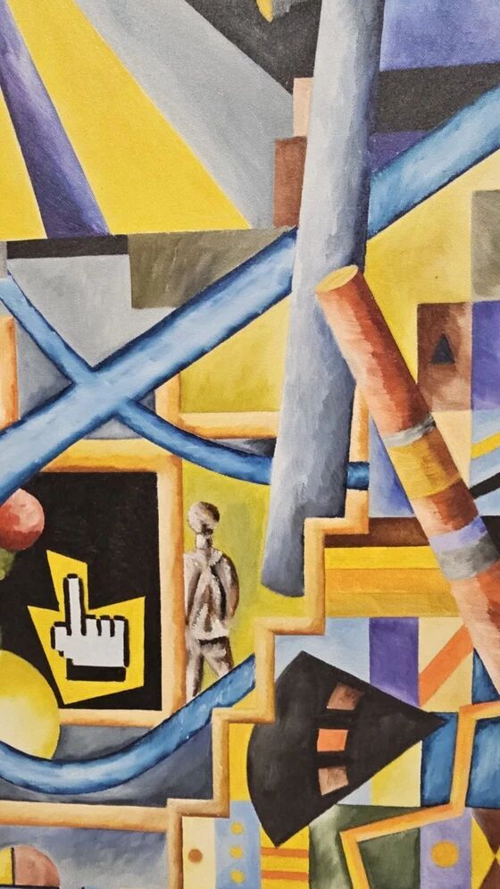 Original Oil Painting – H. van den Broeck (1994)