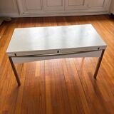 White modular designer coffee and side table by Joseph André Motte.