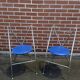 2 Hiroyuki Yamakado chrome folding chairs