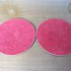 Pair of round bevelled mirrors years 40/50 -  18x18cm