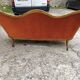 Louis Philippe style velvet bench