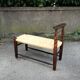 Cantel or antique mulched bench of fireplace corner