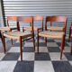 Série de 8 chaises Møller 75
