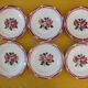 6 flat plates vintage Digoin Sarreguemines model Cibon Lot 4