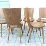 Set of 4 chairs "model dove" baumann