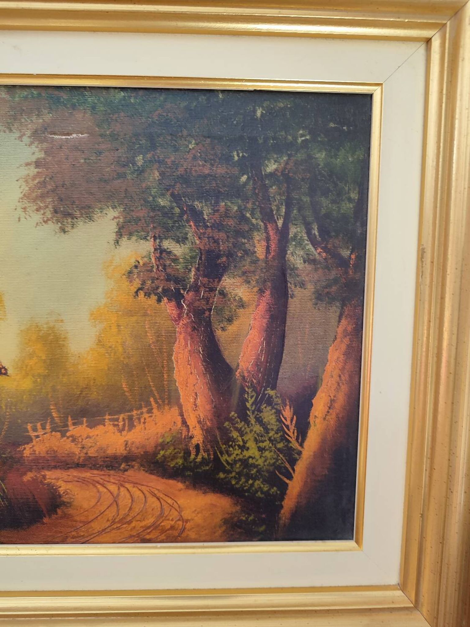 Tableau huile par Baroni