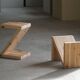 Stool / Table by eliaselias, made from recycled solid pine, Danish design 2022