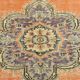 Green & Orange Turkish Vintage Rug, 182x286Cm