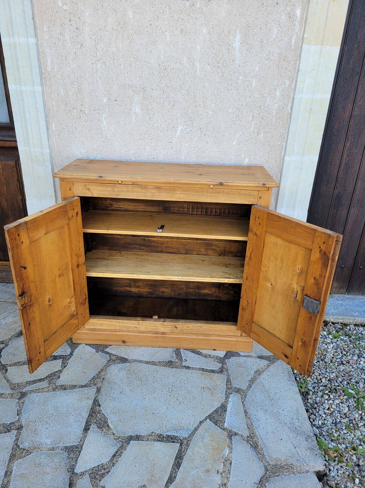 Narrow old sideboard